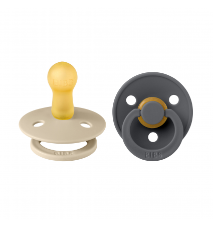 Pack 2 Chupetes BIBS Vanilla/Iron 0-6m 