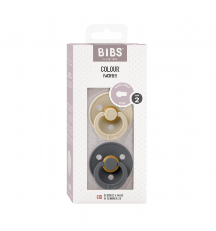 Pack 2 Xumets BIBS Vanilla/Iron 6-18m 