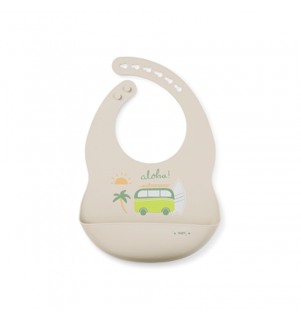 Babero Silicona Saro Aloha arena