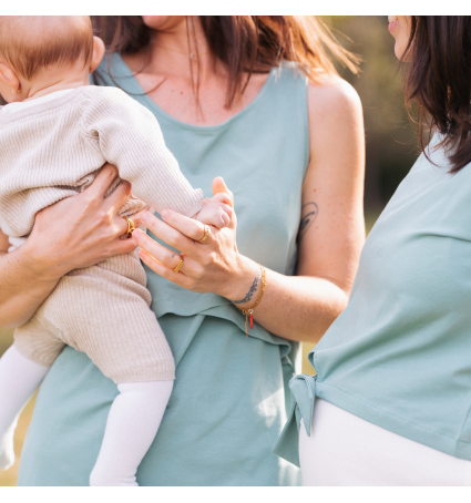 Vestit Embaràs i Lactància Lilac Frida Ocean