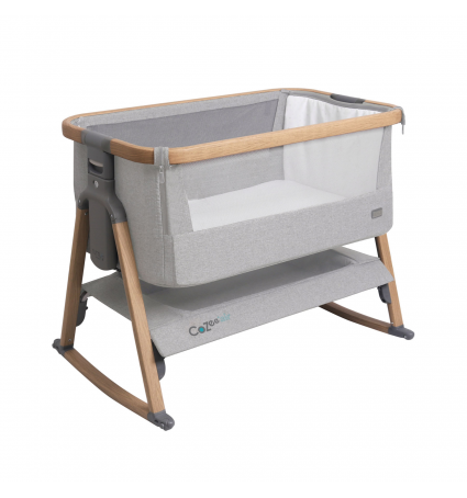 Minicuna Colecho Cozee Tutti Bambini Air Oak/Sterling Silver