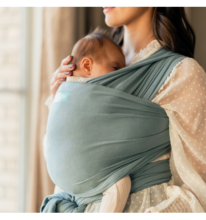 Fular Portabebés Elástico Moby Wrap Evolution Sea Glass