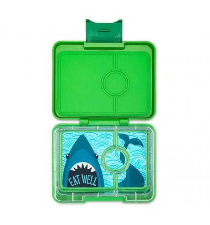 Fiambrera Yumbox Snack Jurassic Green Shark