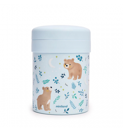 Termo para sólidos Miniland 300ml + 165ml Oso