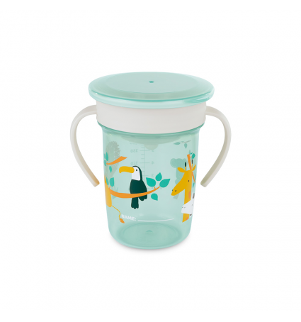 Tassa d'aprenentatge Miniland Sippy Cup 360 Jungle