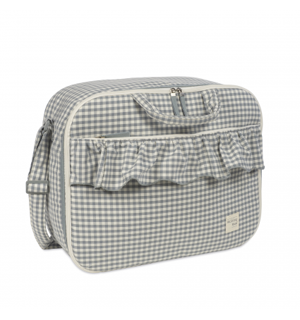 Maleta Walking Mum Praliné Vichy Matcha