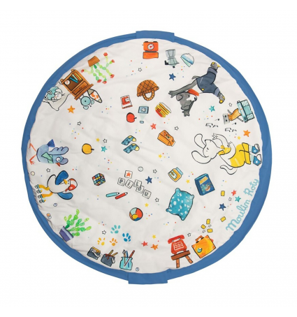Alfombra/Saco Play & Go x Moulin Roty Puce & Pilou
