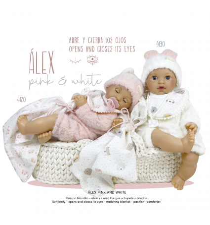 Nina Bebè Nines d’Onil Álex Cozy White