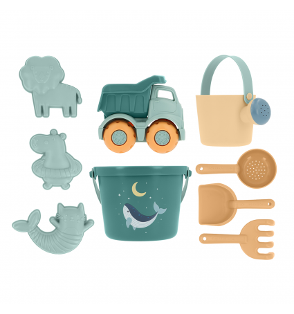 Set de platja Monnëka Whale Teal