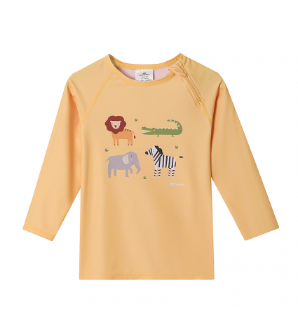 Samarreta protecció solar UV Monnëka Màniga Llarga Wild Animals