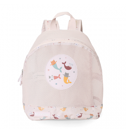 Mochila Infantil Monnëka Antiarena Mermaid Cats