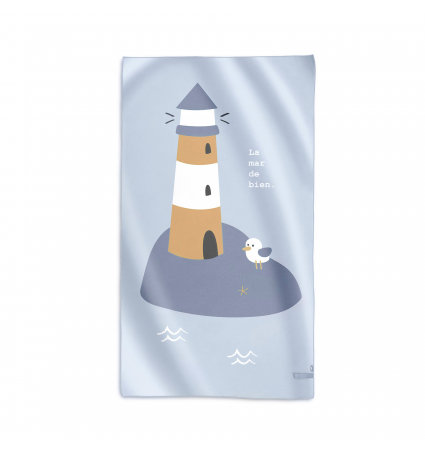 Toalla microfibra Saro Navy Hugs