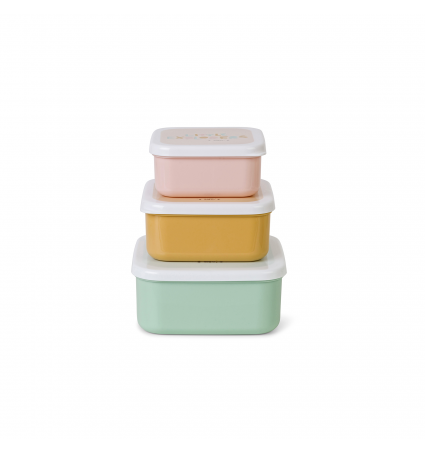 Set 3 cajitas de almuerzo Saro Little Explorers