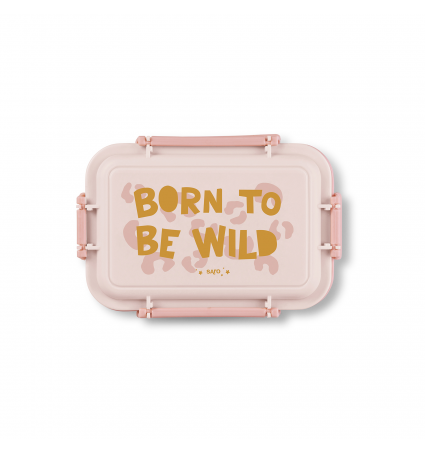 Cajita de almuerzo rectangular Saro Born to be Wild