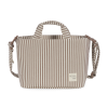 Bolsa Canastilla Walking Mum Praliné rayas Moka