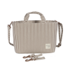 Bolsa Canastilla Walking Mum Praliné rayas Moka