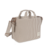 Bolsa Canastilla Walking Mum Praliné rayas Moka
