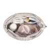 Bolsa Canastilla Walking Mum Praliné rayas Moka