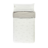 Pack funda nórdica Babyclic 60x120 Starry night blanco