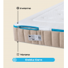 Colchón My Baby Mattress 117x57x13cm Andy