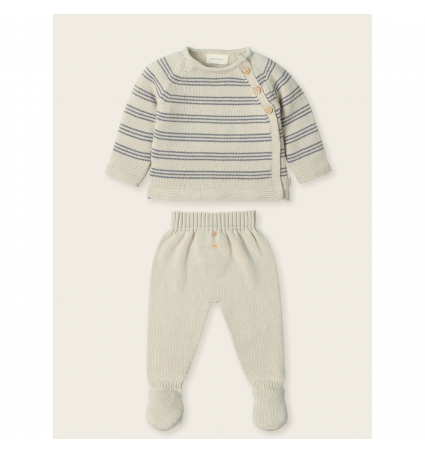 Traje polaina con pie mac ilusión Odine & Olaf Seawaves Nordic Blue