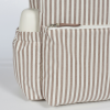 Mochila Walking Mum Praliné Rayas Moka