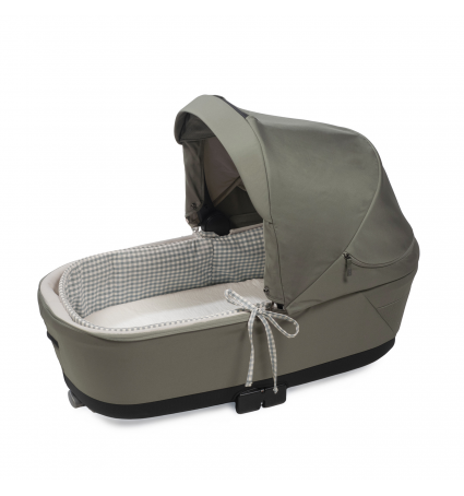 Funda de cabàs amb barnilles i llençol ajustable per al matalàs Walking Mum Praliné Matcha