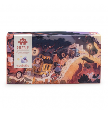Puzzle Moulin Roty 350 piezas La Bande à Jojo El valle misterioso