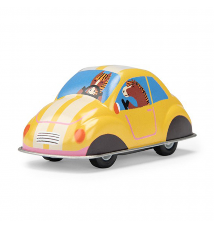 Cotxe de Metall Moulin Roty Groc