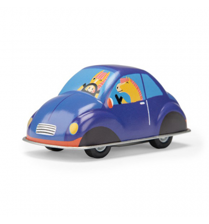 Cotxe de Metall Moulin Roty Blau