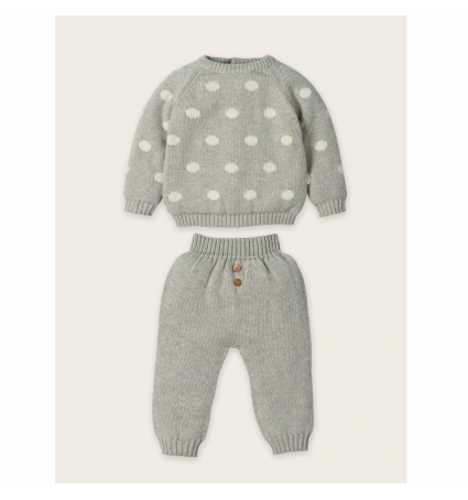 Sueter i pantaló Mini Mooi Bubbles Peanut