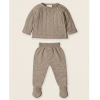 Jersei i pantalons amb peus Mini Mooi Forest Land Cocoa