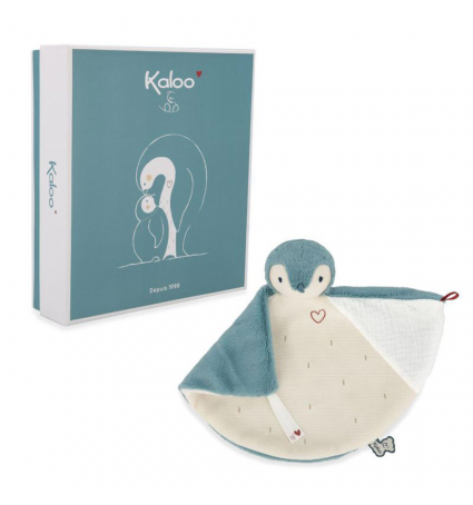 Doudou pingüino verde Kaloo