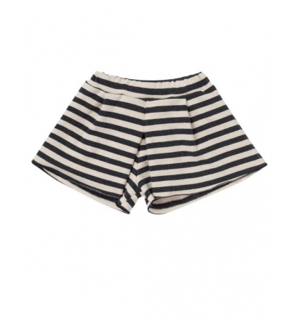 Falda Rayas Beige Clic Mini