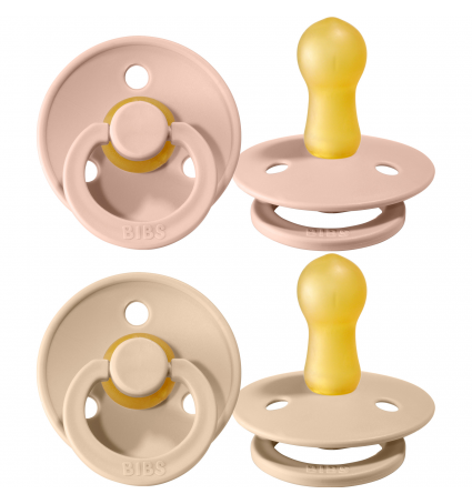 Pack 2 Chupetes BIBS Blush/Vanilla 6-18m la Panxamama